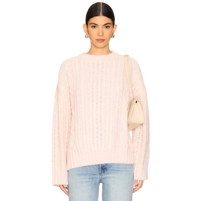 Tularosa 【 Isla Cable Sweater Women Llght Pink 】 トレーナー レディース pink ピンク｜スニケス