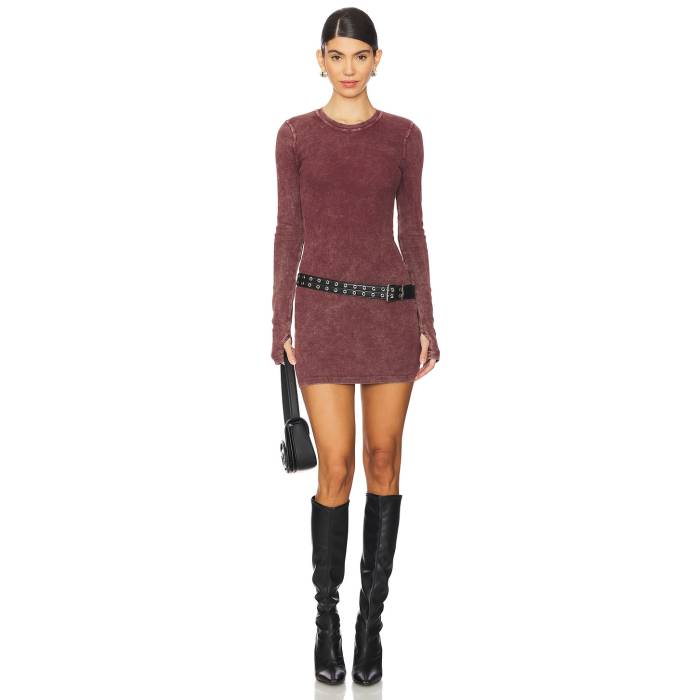 H:ours 【 Agathe Mini Dress Women Oxblood 】 ドレス レディース 赤・オックスブラッド｜スニケス