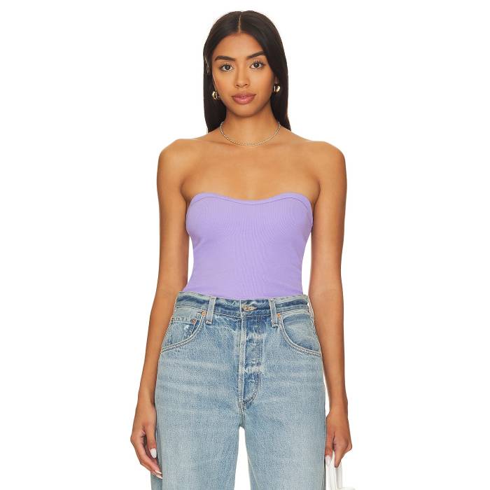 La Made 【 Del Rey Tube Top Women Bright Lilac 】 レディース