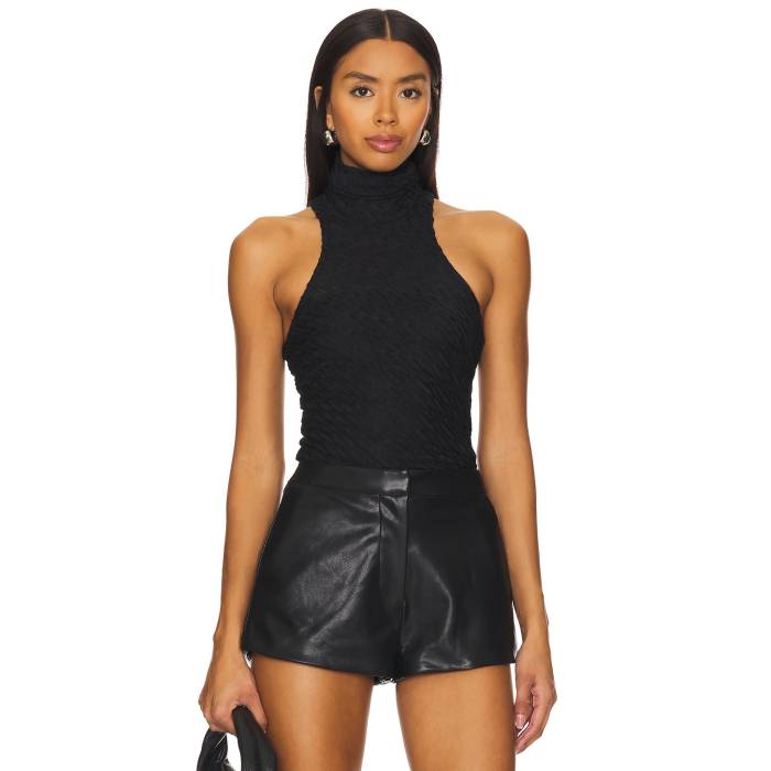 アマンダアプリチャード Amanda Uprichard 【 Dielle Top Women Black 】 レディース 黒色 ブラック｜スニケス
