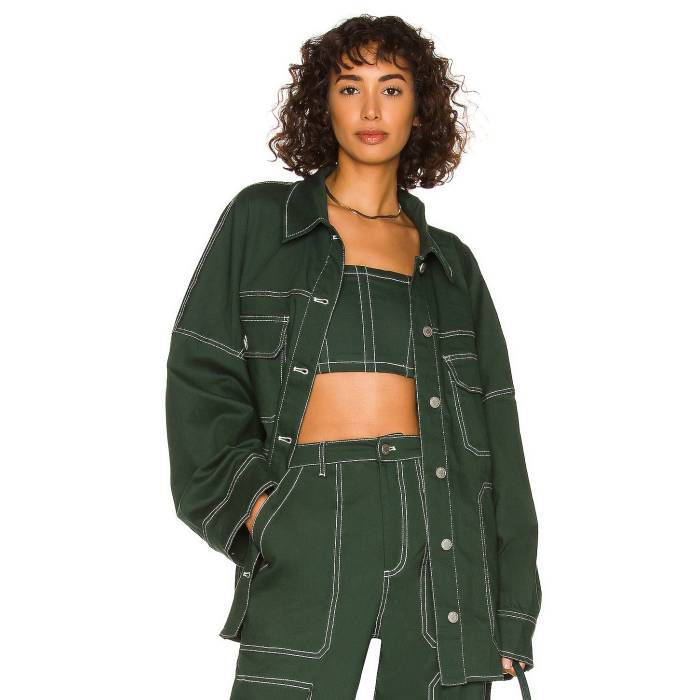 By.dyln 【 Cooper Jacket Women Green 】 Jacket 上衣 レディース green 緑・緑であること