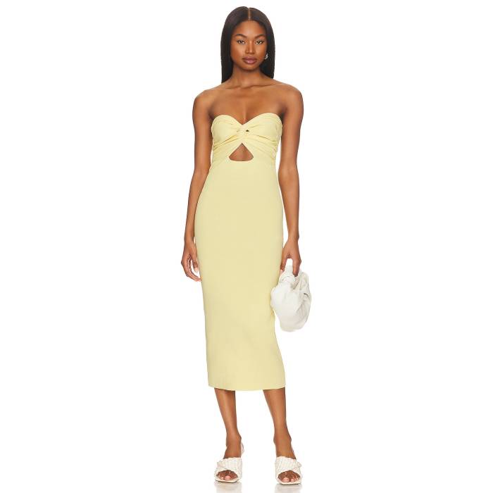 Sndys 【 Maia Dress Women Lemon Yellow 】 ドレス レディース yellow 黄色・イエロー｜スニケス