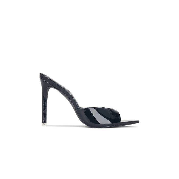 Black Suede Studio 【 Brea Mule Women Black Patent 】 レディース 黒いこと 黒いこと 専売特許