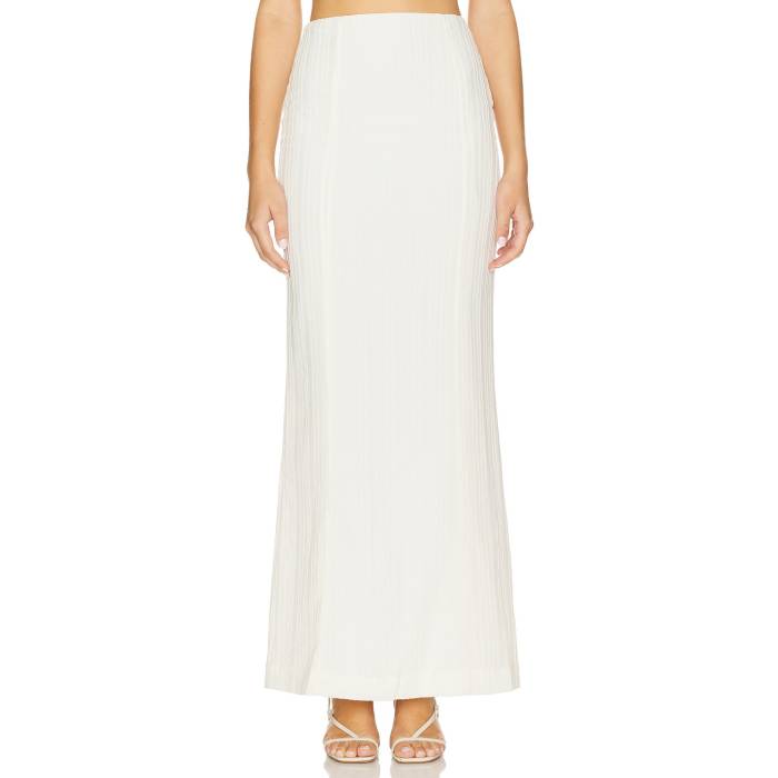 Camila Coelho 【 Campo Maxi Skirt Women Light Oat 】 レディース|スニケス