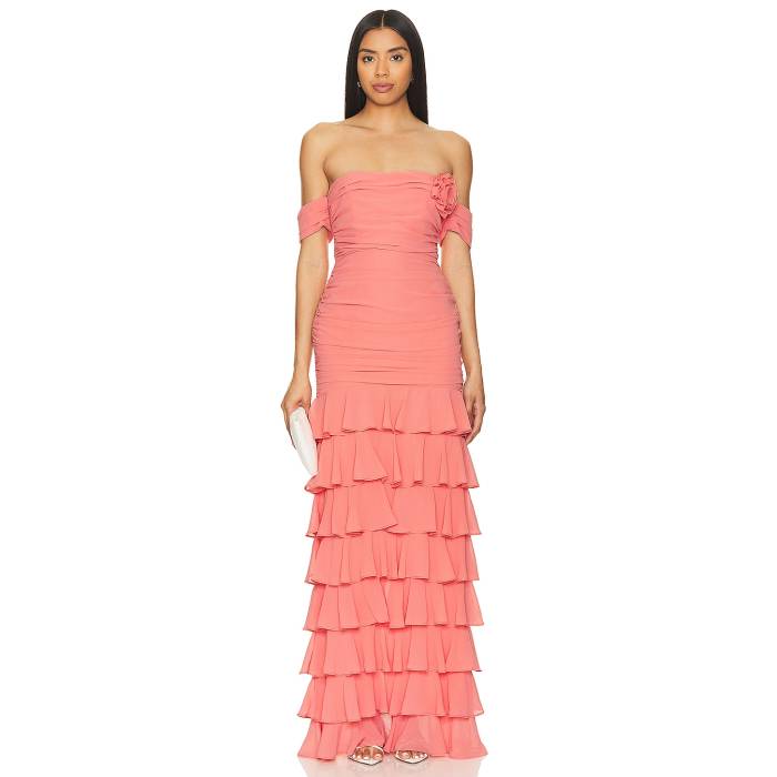Lovers And Friends 【 Elora Gown Women Coral 】 レディース