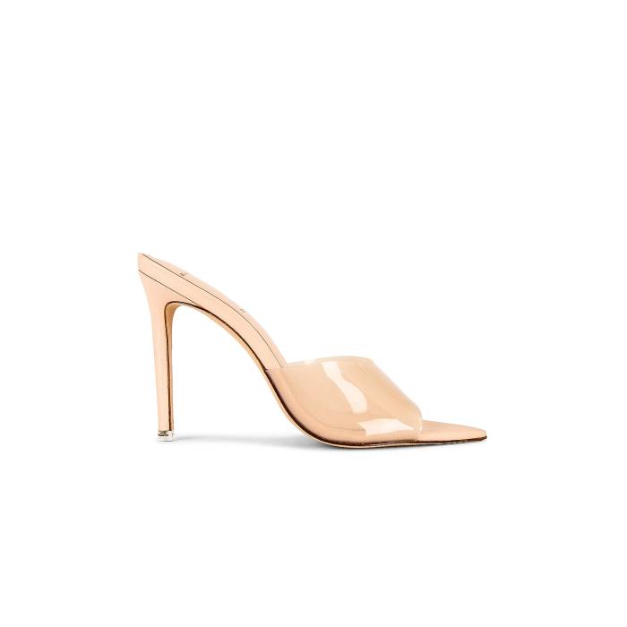 Black Suede Studio 【 Bella High Heel Mule Women Blush 】 御機嫌 踵 レディース