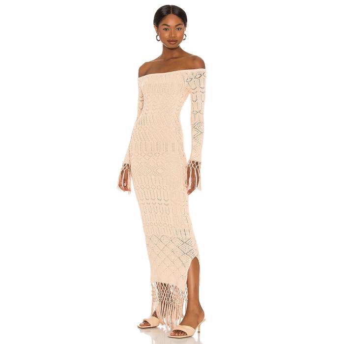 House Of Harlow 1960 【 X Revolve Rose Dress Women Nude 】 Rose ローズ ドレス レディース｜スニケス