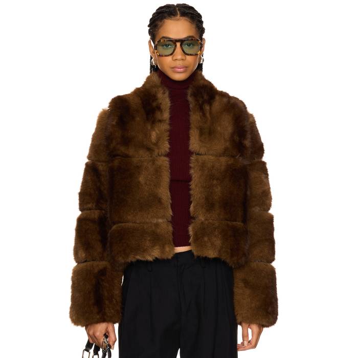 アパリス Apparis 【 Sai Mink Short Coat Women Mink 】 レディース｜スニケス