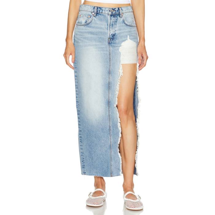 Grlfrnd 【 Blanca Maxi Skirt With High Slit Women Mesa Beach 】 ハイ レディース|スニケス