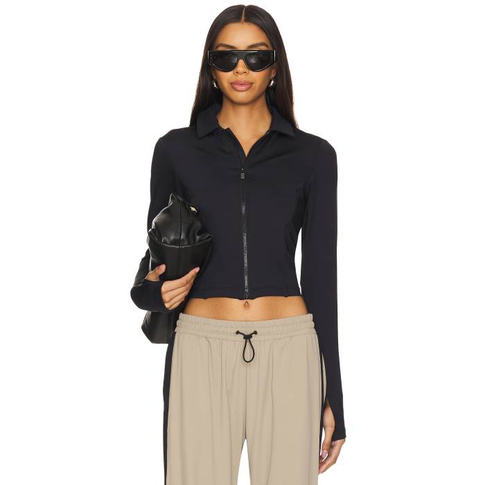 Heroine Sport 【 X Mona Kattan Lina Jacket Women Black 】 Jacket 上衣 レディース 黒いこと 黒いこと