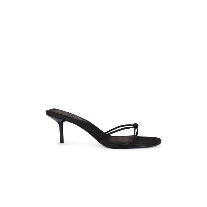 Femme La 【 Maeve Slipper Women Satin Black 】 レディース 繻子 黒いこと 黒いこと