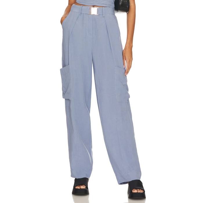 Sovere 【 Nouvelle Cargo Pant Women Blue Haze 】 積貨委託貨物 ズボン下 レディース 青味 青み