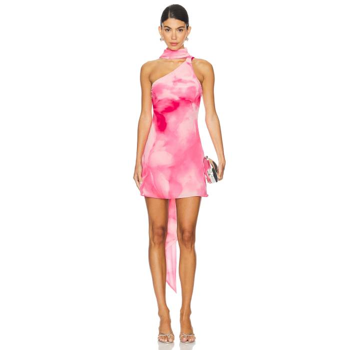 Lovers And Friends 【 Kima Mini Dress Women Blur Floral Pink 】 ドレス レディース pink ピンク｜スニケス