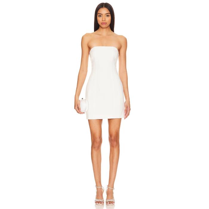 Rue Sophie 【 Ophiel Mini Dress Women Off White 】 御召しもの レディース 白いこと 白いこと