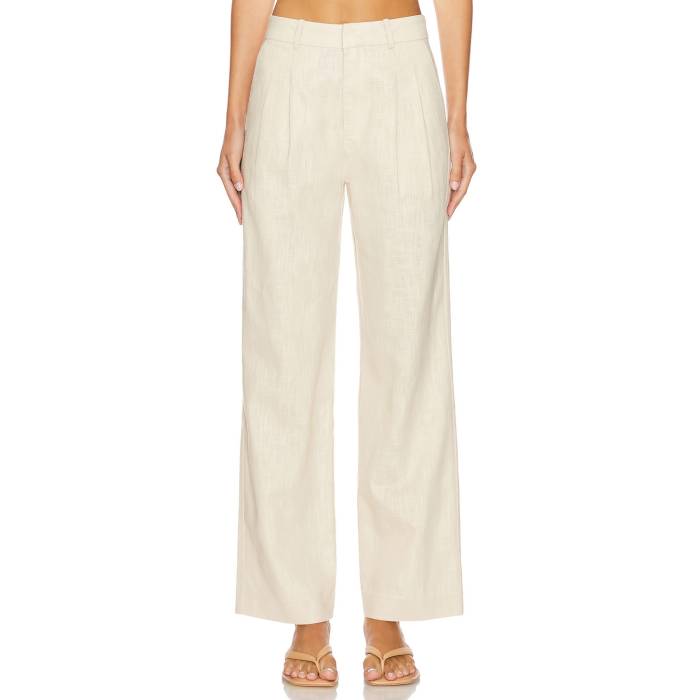 Rue Sophie 【 Reise Linen Pant Women Taupe 】 ズボン下 レディース