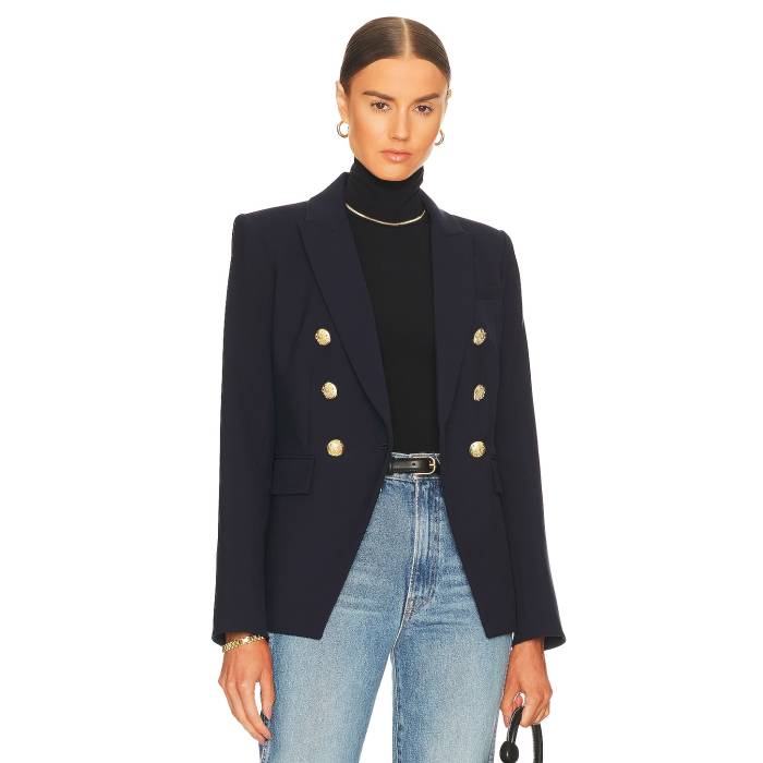 Veronica Beard 【 Miller Dickey Jacket Women Navy 】 Jacket 上衣 レディース 紺色 米国海軍