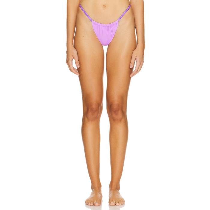 Oceanus 【 Georgia Bottom Women Glitter Purple 】 ジョージア ズボン ボトムス レディース Purple 紫・パープル