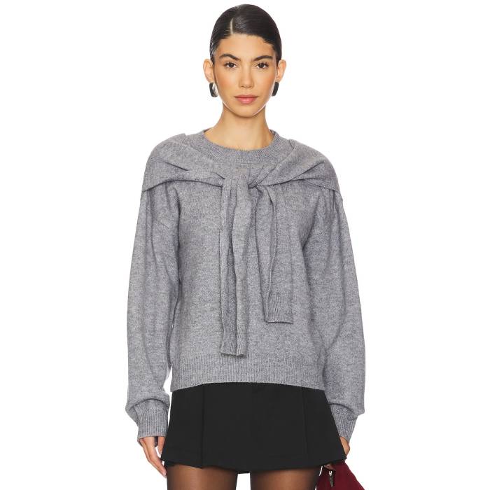 Line \u0026 Dot 【 Atlas Sweater Women Grey 】 調教師 レディース 薄墨色 薄墨色