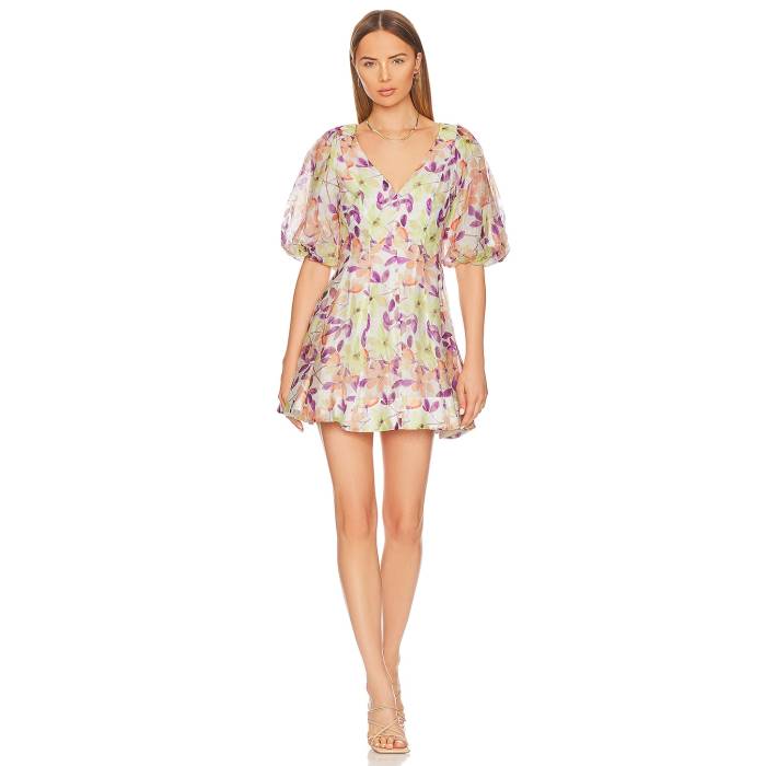 バルドット Bardot 【 Fleur Mini Dress Women Bold Floral 】 ドレス レディース｜スニケス