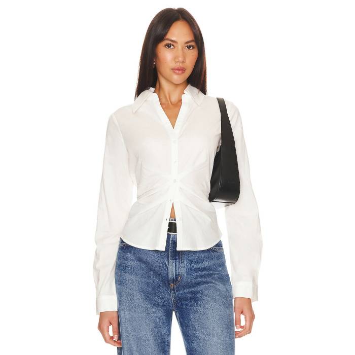 ページ Paige 【 Alera Shirt Women White 】 レディース 白いこと 白いこと