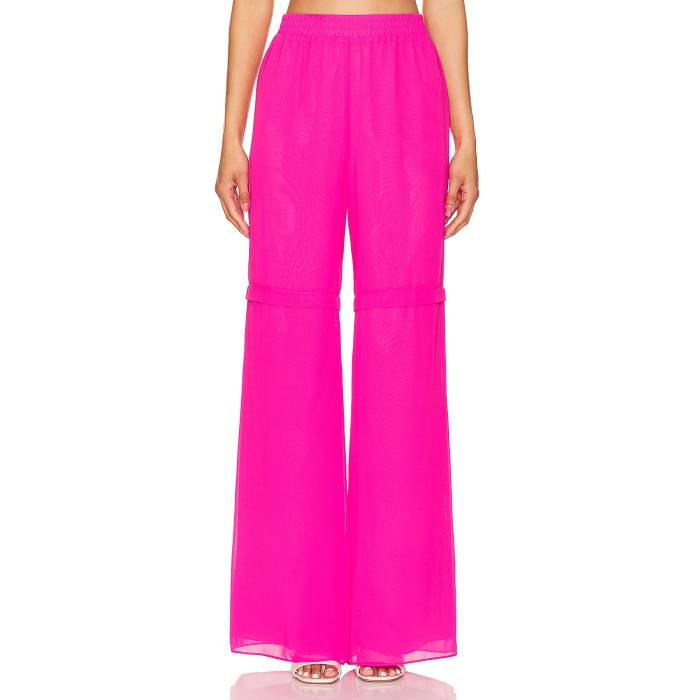 アマンダアプリチャード Amanda Uprichard 【 Sarasota Pants Women Hot Pink 】 レディース pink サクラ色