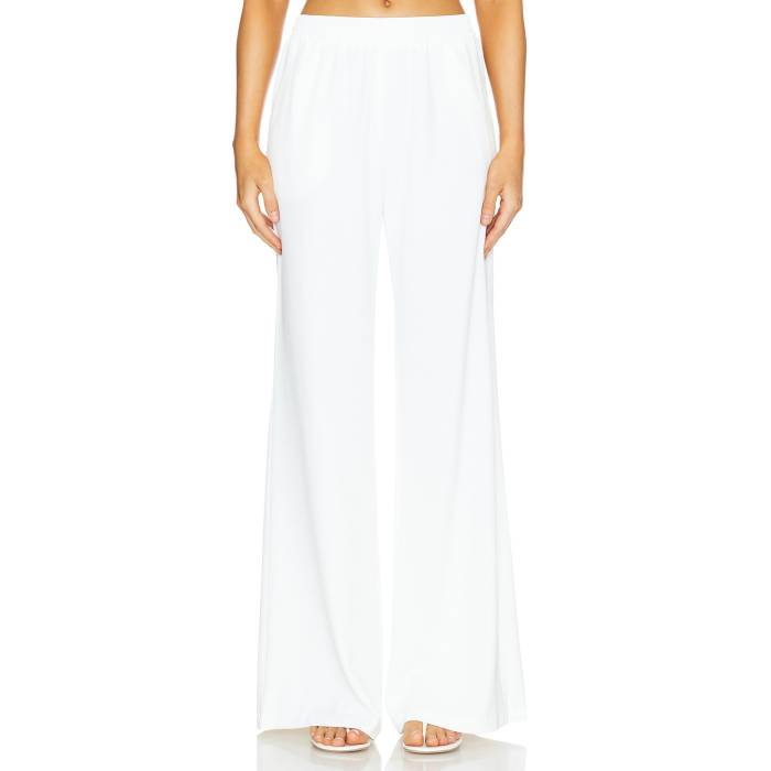 アマンダアプリチャード Amanda Uprichard 【 Vera Pants Women Ivory 】 レディース 象牙色