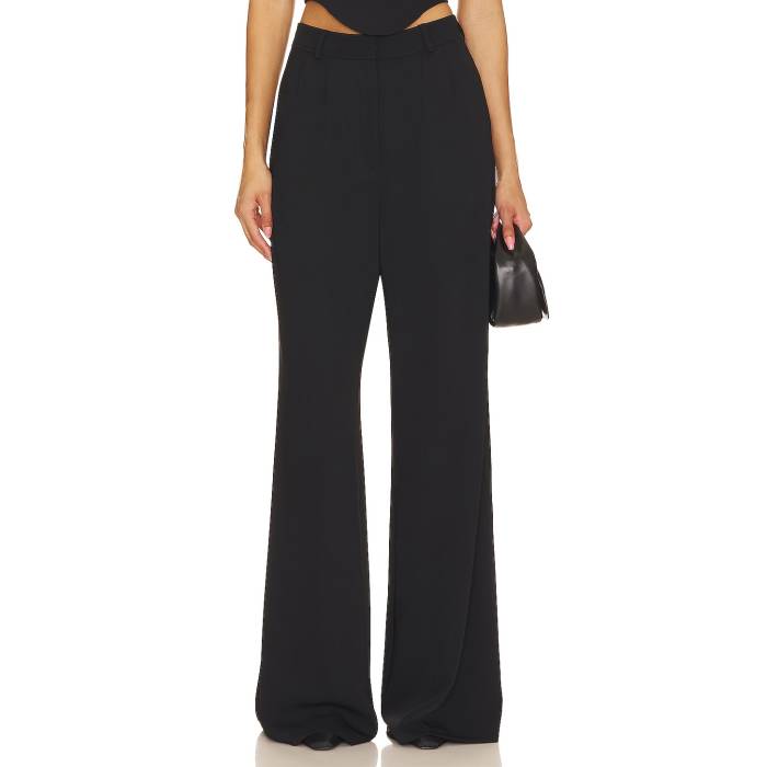 アマンダアプリチャード Amanda Uprichard 【 Jane Pants Women Black 】 レディース 黒いこと 黒いこと