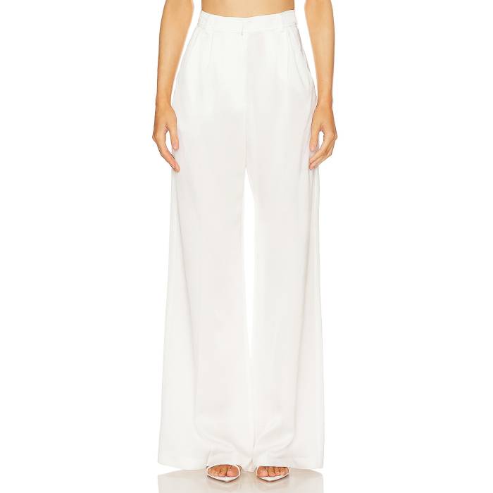 アマンダアプリチャード Amanda Uprichard 【 Jane Pants Women Ivory 】 レディース 象牙色