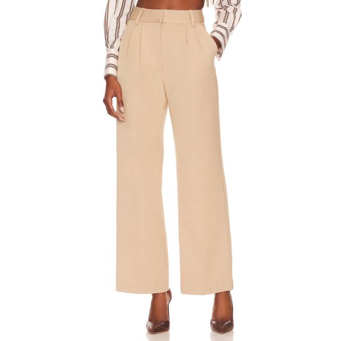 Favorite Daughter 【 The Favorite Pant Petite Women Beige 】 ズボン下 【小さめ】 レディース ベージュ