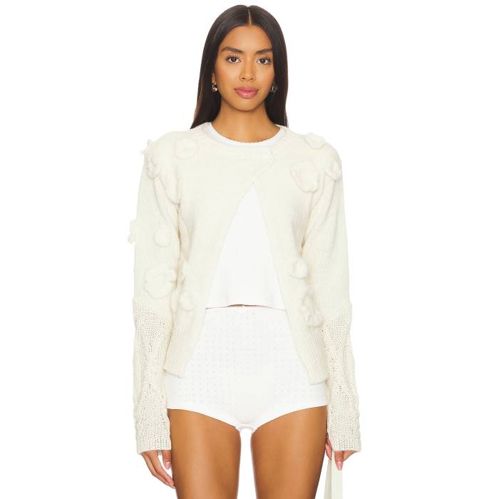 Ayni 【 Qolla Cardigan Women Ivory 】 ジレー レディース 象牙色
