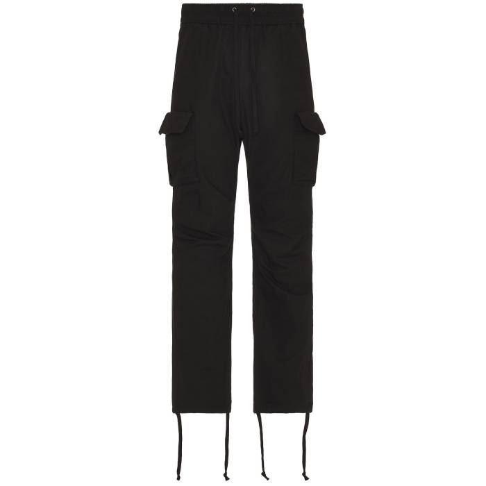 ジョンエリオット John Elliott 【 Back Sateen Cargo Pants Men Black 】 積貨委託貨物 メンズ 黒いこと 黒いこと