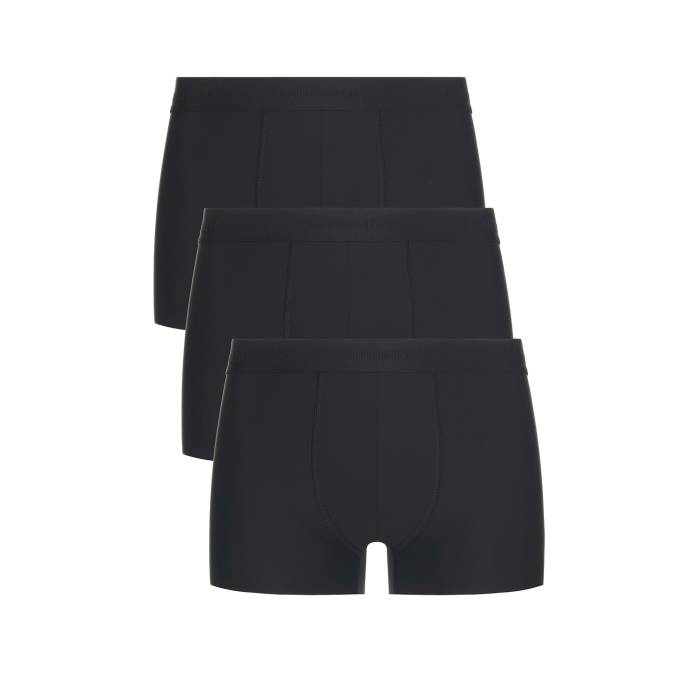 命令すること Commando 【 Original Microfiber 3 Pack Trunk Men Black 】 メンズ 黒いこと 黒いこと