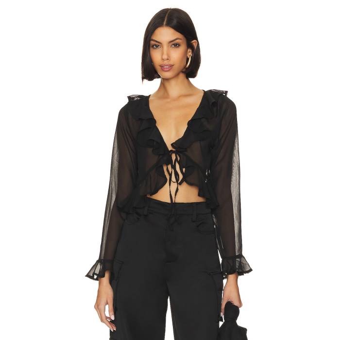 Kat The Label 【 Winnie Blouse Women Black 】 レディース 黒いこと 黒いこと
