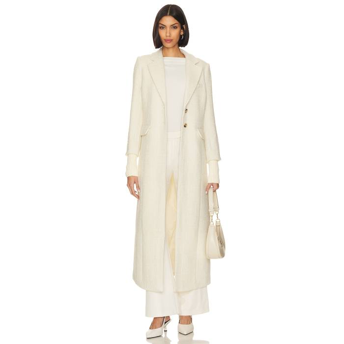 Favorite Daughter 【 City Coat Women White Boucle 】 シティ レディース 白色 ホワイト｜スニケス