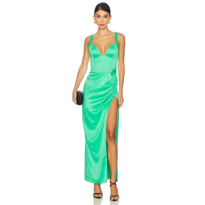Nbd 【 Elodie Maxi Dress Women Green 】 ドレス レディース green 緑・グリーン