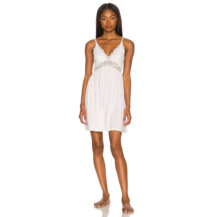 エバージェイ Eberjey 【 Mariana The Mademoiselle Chemise Women White 】 レディース 白いこと 白いこと
