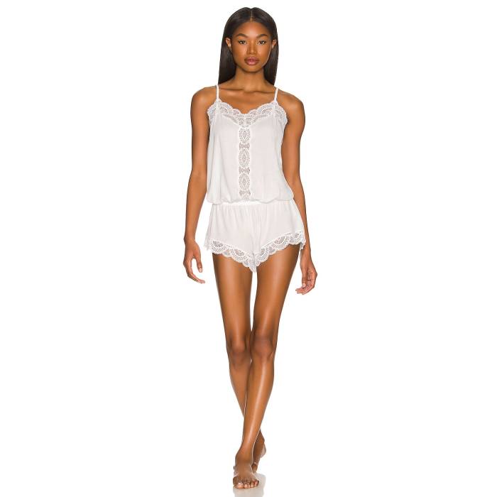 エバージェイ Eberjey 【 Mariana The Dreamer Teddy Women White 】 レディース 白いこと 白いこと
