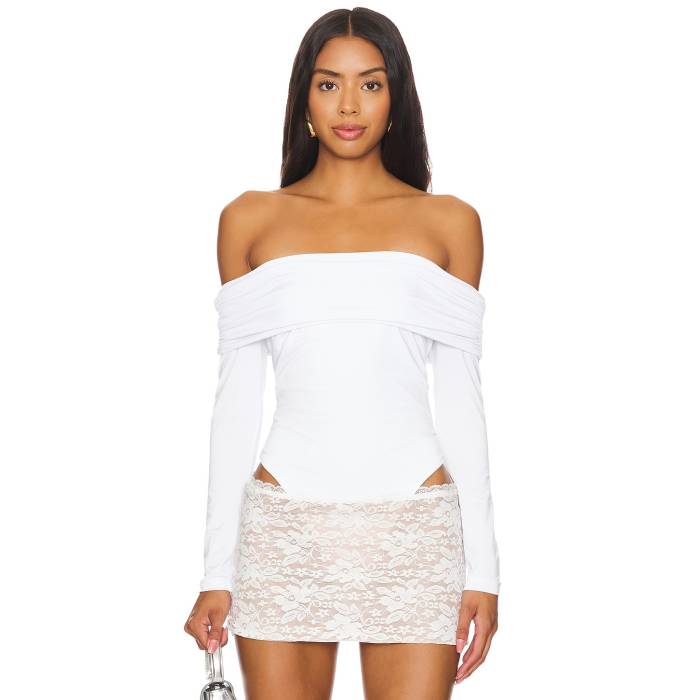 Nookie 【 Element Bodysuit Women Ivory 】 化学元素 上半身背広 レディース 象牙色