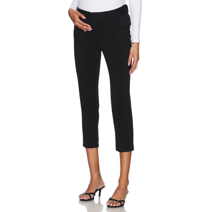 Hatch 【 Suit Pant Women Black 】 背広 ズボン下 レディース 黒いこと 黒いこと レディースファッション-パンツ
