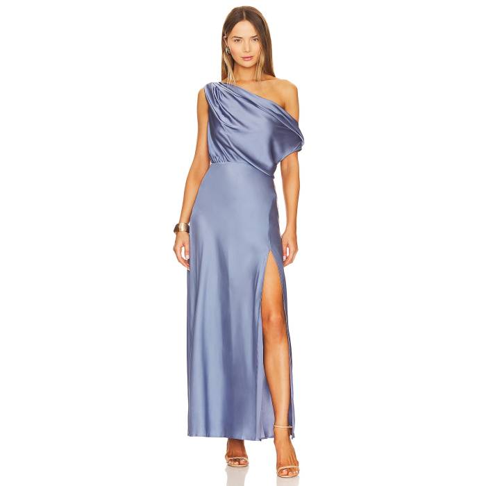 Astr The Label 【 Monroe Dress Women Slate Blue 】 御召しもの レディース 青碧 青碧