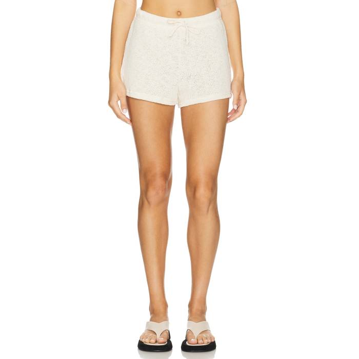 Perfectwhitetee 【 Cotton Slub Mesh Shorts Women Natural 】 ショーツ レディース ナチュラル|スニケス