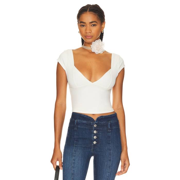 フリーピープル Free People 【 X Intimately Fp Duo Corset Cami Women Ivory 】 レディース 象牙色