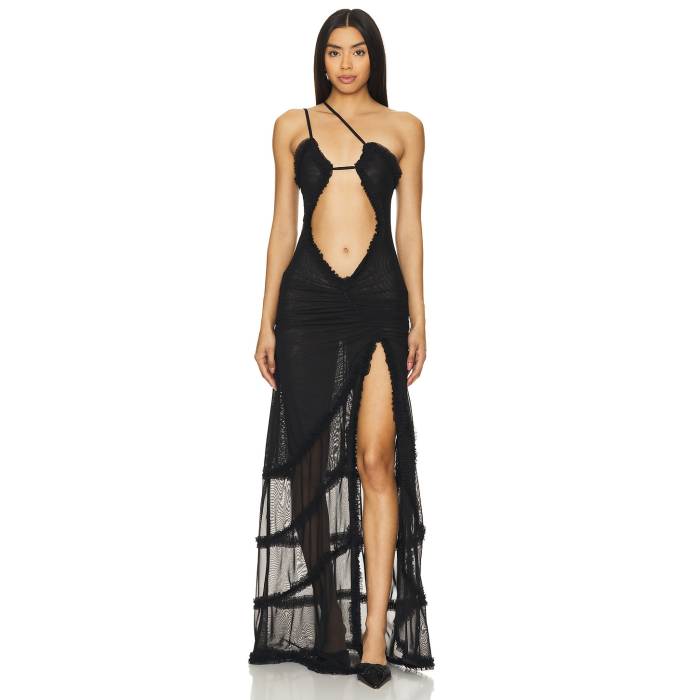 ジェイディッドロンドン Jaded London 【 Black Maxi Fatale Dress Women Black 】 黒色 ブラック ドレス レディース 黒色 ブラック|スニケス