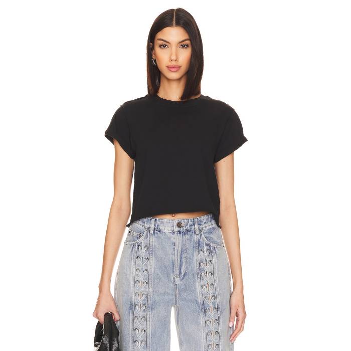 フリーピープル Free People 【 X We The Free The Perfect Tee Women Black 】 フリー Tシャツ レディース 黒色 ブラック｜スニケス