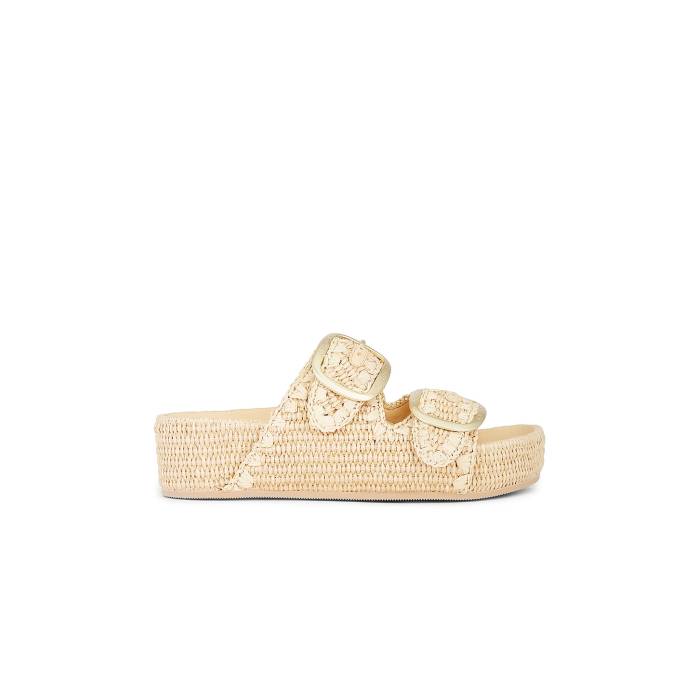 ロフラーランドール Loeffler Randall 【 Theo Sandal Women Natural 】 レディース 自然的