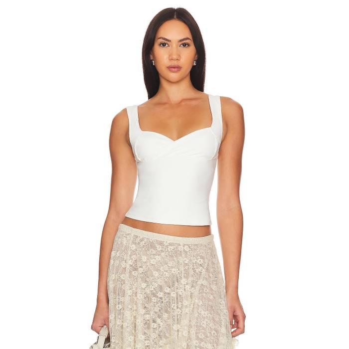 フリーピープル Free People 【 X Intimately Fp Iconic Cami Women Ivory 】 レディース 象牙色