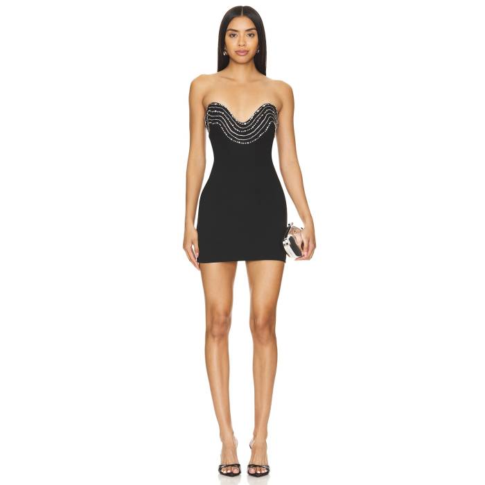 Nbd 【 Dextra Embellished Mini Dress Women Black 】 ドレス レディース 黒色 ブラック｜スニケス 32,305円