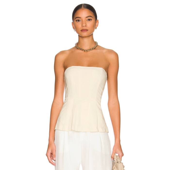 Lacademie 【 Lorena Top Women Beige 】 レディース ベージュ