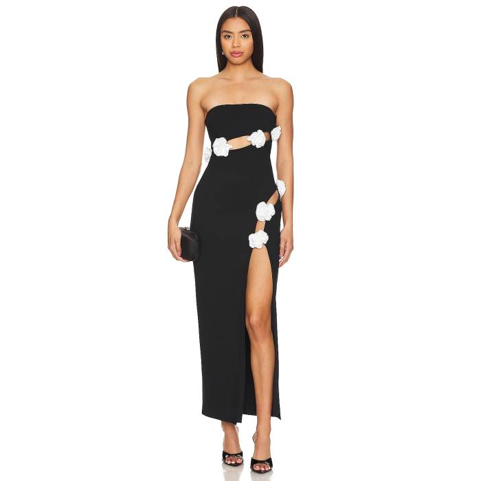 Nbd 【 Alden Maxi Dress Women Black 】 お召しもの レディース 黒いこと 黒いこと ドレス-レディースファッション
