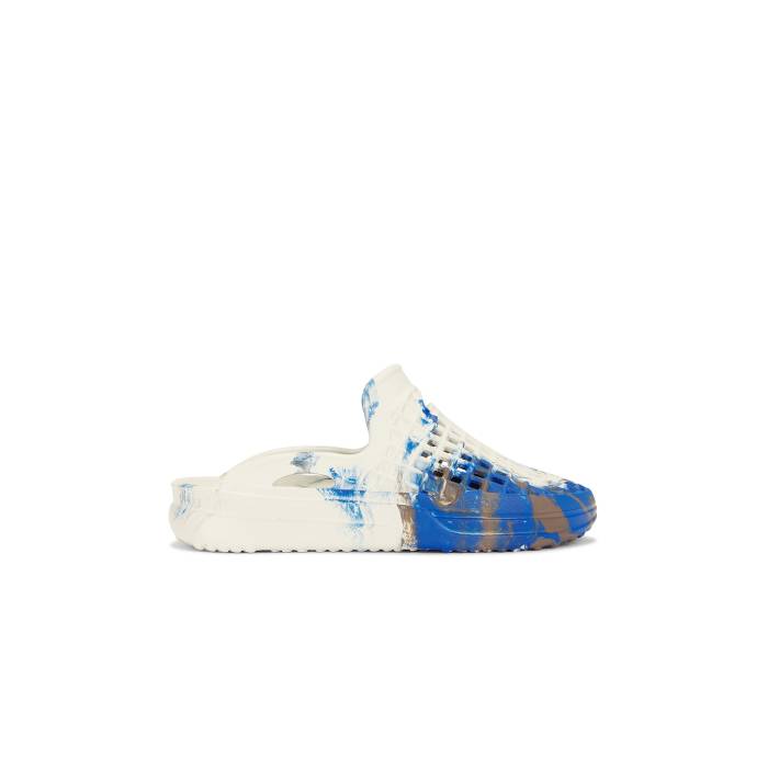 Lusso Cloud 【 Scenario Slide Women Indigo Mocha Swirl 】 Slide サンダル レディース 藍色・インディゴ